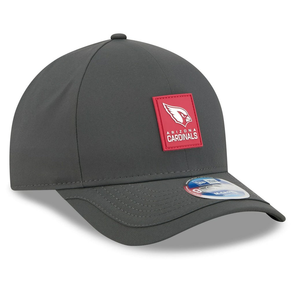 Arizona Cardinals New Era 2025 Sideline Cold Weather 9FORTY M-Crown Adjustable Hat - Charcoal - NFL