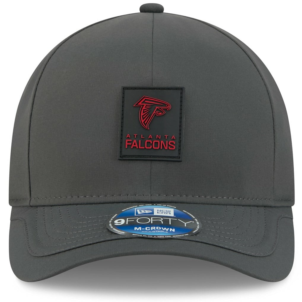 Atlanta Falcons New Era 2025 Sideline Cold Weather 9FORTY M-Crown Adjustable Hat - Charcoal - NFL