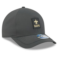 New Orleans Saints New Era 2025 Sideline Cold Weather 9FORTY M-Crown Adjustable Hat - Charcoal - NFL