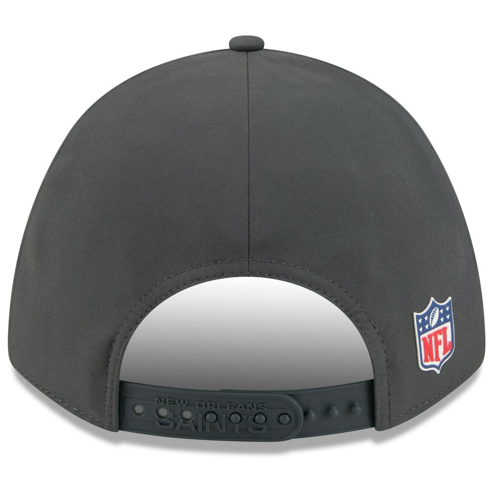 New Orleans Saints New Era 2025 Sideline Cold Weather 9FORTY M-Crown Adjustable Hat - Charcoal - NFL