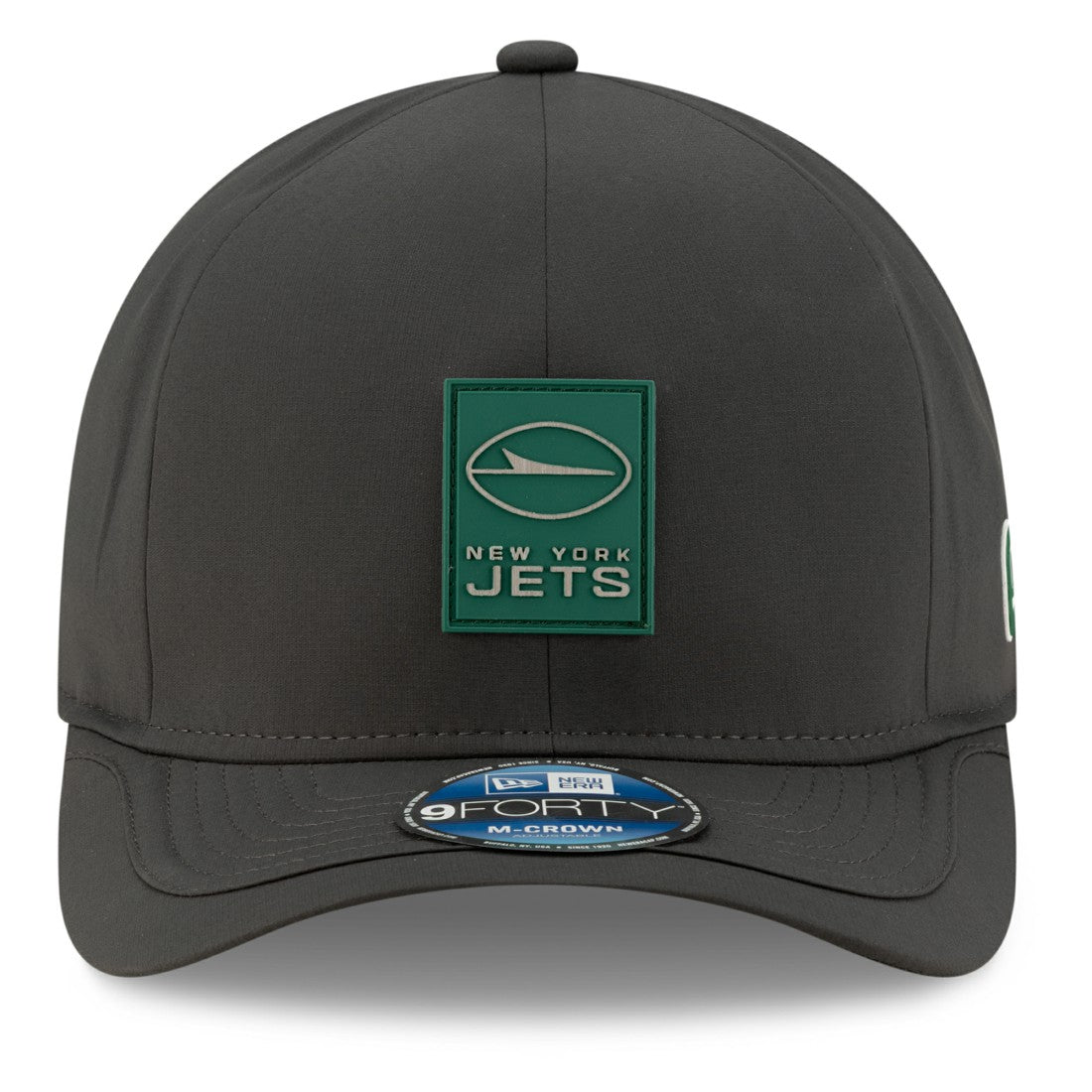 New York Jets New Era 2025 Sideline Cold Weather 9FORTY M-Crown Adjustable Hat - Charcoal - NFL