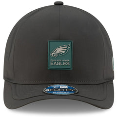 Philadelphia Eagles New Era 2025 Sideline Cold Weather 9FORTY M-Crown Adjustable Hat - Charcoal - NFL