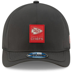 Kansas City Chiefs New Era 2025 Sideline Cold Weather 9FORTY M-Crown Adjustable Hat - Charcoal - NFL