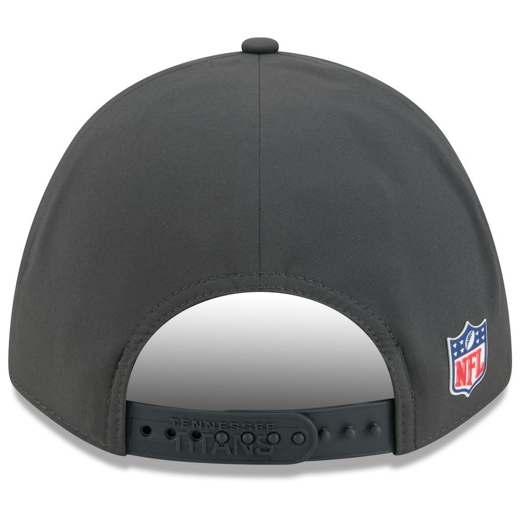 Tennessee Titans New Era 2025 Sideline Cold Weather 9FORTY M-Crown Adjustable Hat - Charcoal - NFL