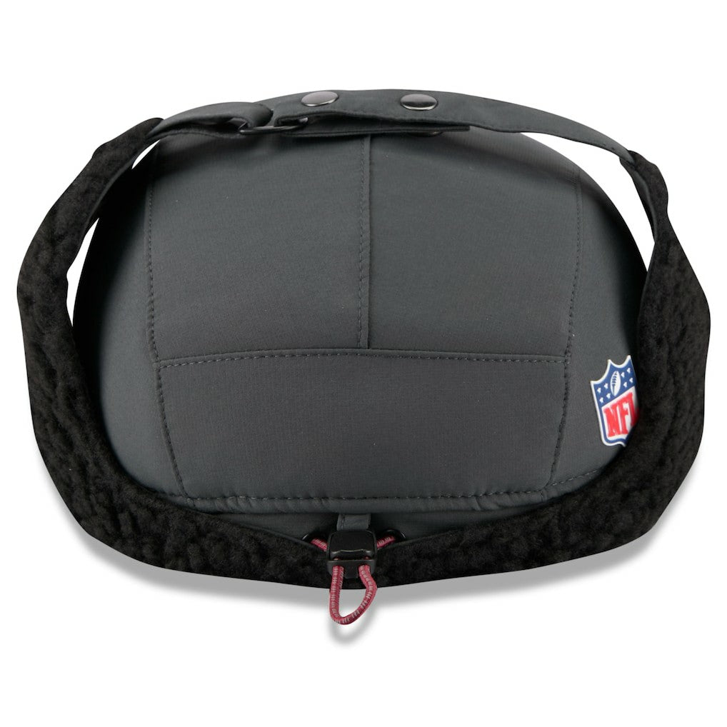 Washington Commanders New Era 2025 Sideline Cold Weather Runner Dog Ear Adjustable Hat - Charcoal - NFL