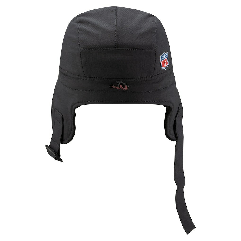 Washington Commanders New Era 2025 Sideline Cold Weather Runner Dog Ear Adjustable Hat - Charcoal - NFL