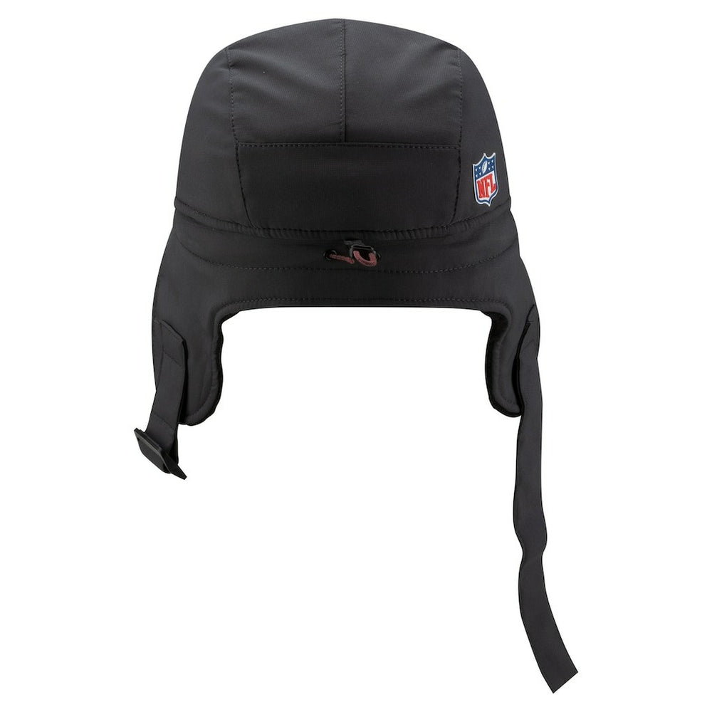 Washington Commanders New Era 2025 Sideline Cold Weather Runner Dog Ear Adjustable Hat - Charcoal - NFL