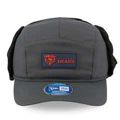 Chicago Bears New Era 2025 Sideline Cold Weather Runner Dog Ear Adjustable Hat - Charcoal - NFL