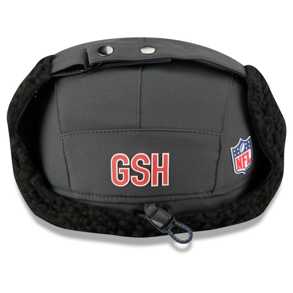 Chicago Bears New Era 2025 Sideline Cold Weather Runner Dog Ear Adjustable Hat - Charcoal - NFL