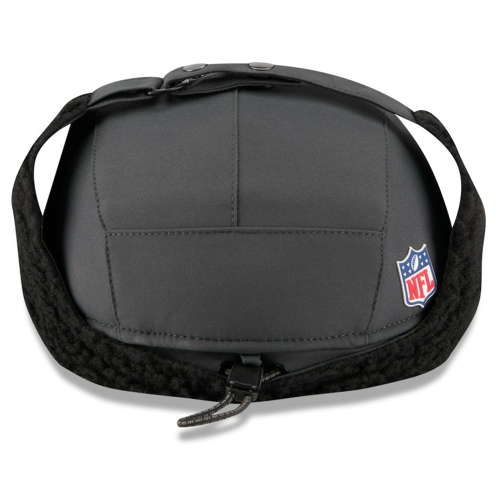 Cleveland Browns New Era 2025 Sideline Cold Weather Runner Dog Ear Adjustable Hat - Charcoal - NFL