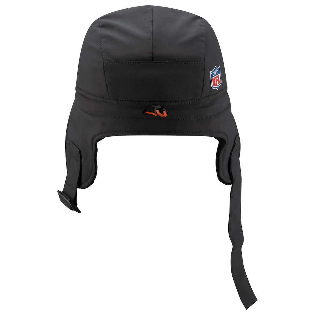 Cleveland Browns New Era 2025 Sideline Cold Weather Runner Dog Ear Adjustable Hat - Charcoal - NFL