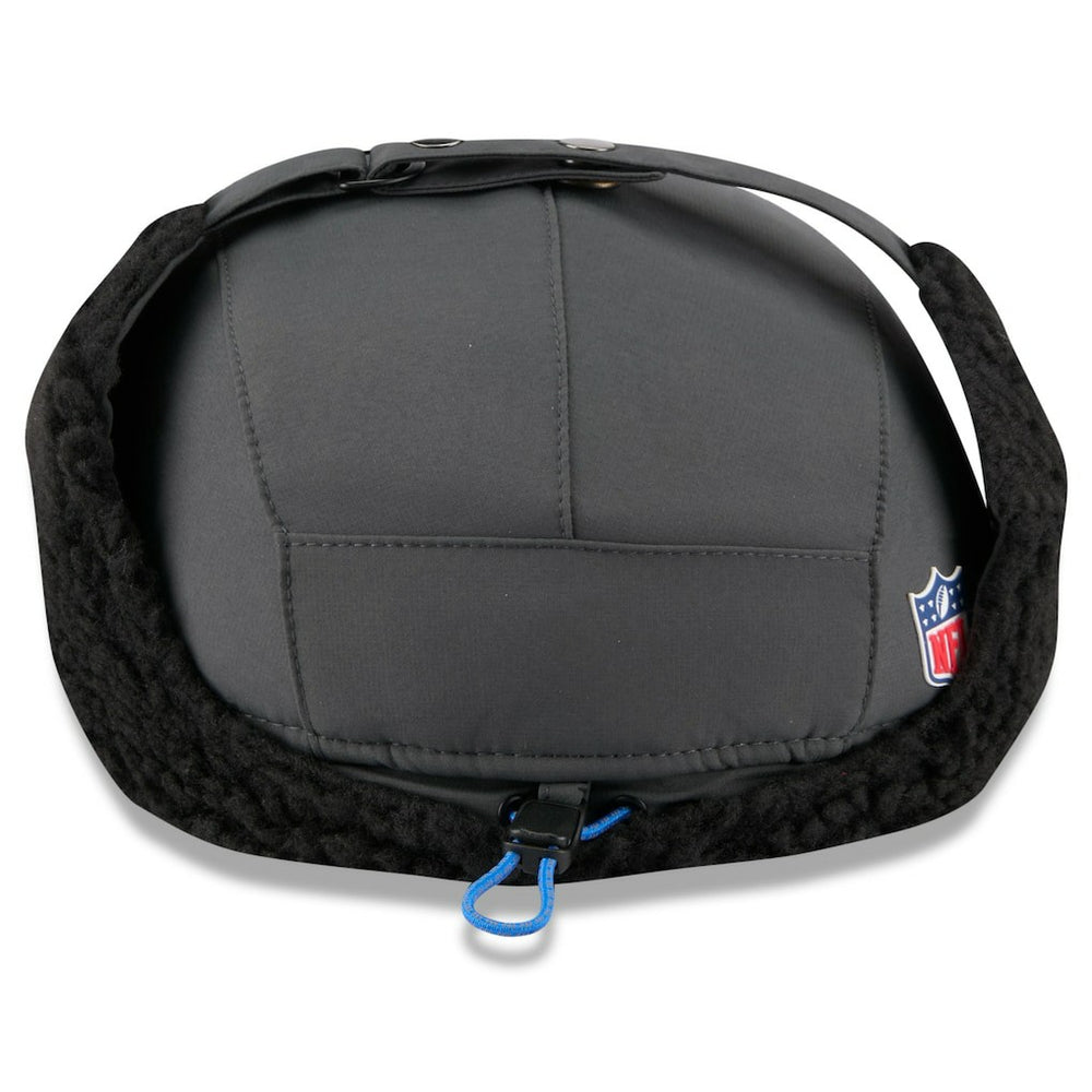 Detroit Lions New Era 2025 Sideline Cold Weather Runner Dog Ear Adjustable Hat - Charcoal - NFL