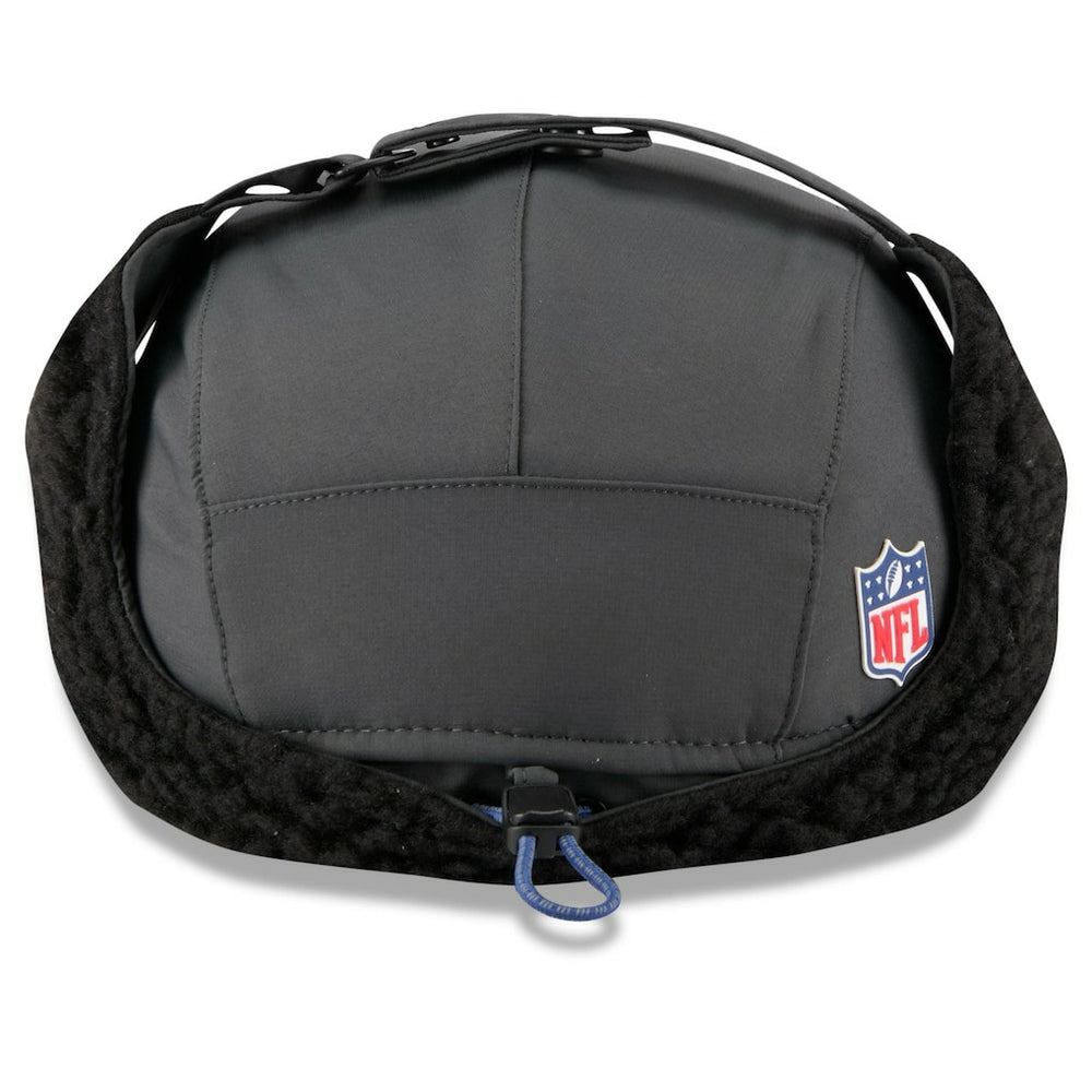 Indianapolis Colts New Era 2025 Sideline Cold Weather Runner Dog Ear Adjustable Hat - Charcoal - NFL