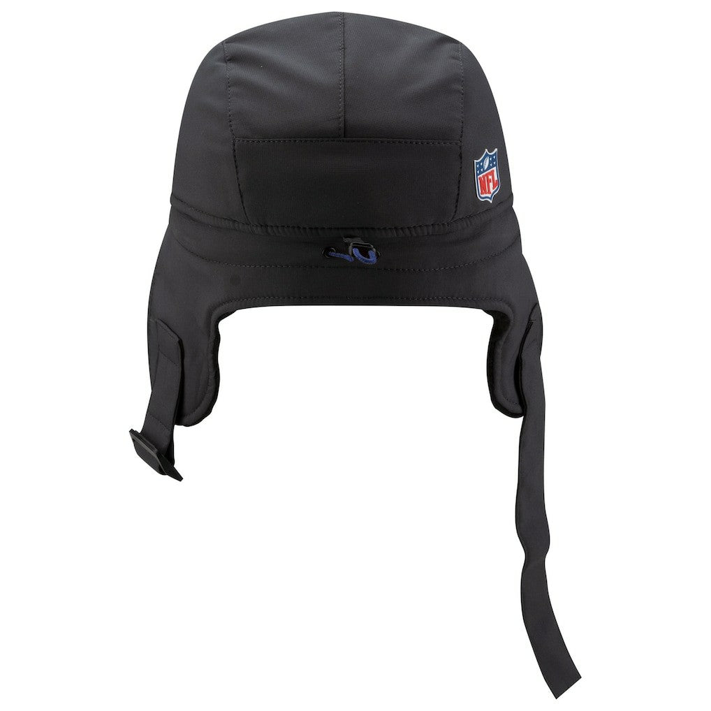 Indianapolis Colts New Era 2025 Sideline Cold Weather Runner Dog Ear Adjustable Hat - Charcoal - NFL