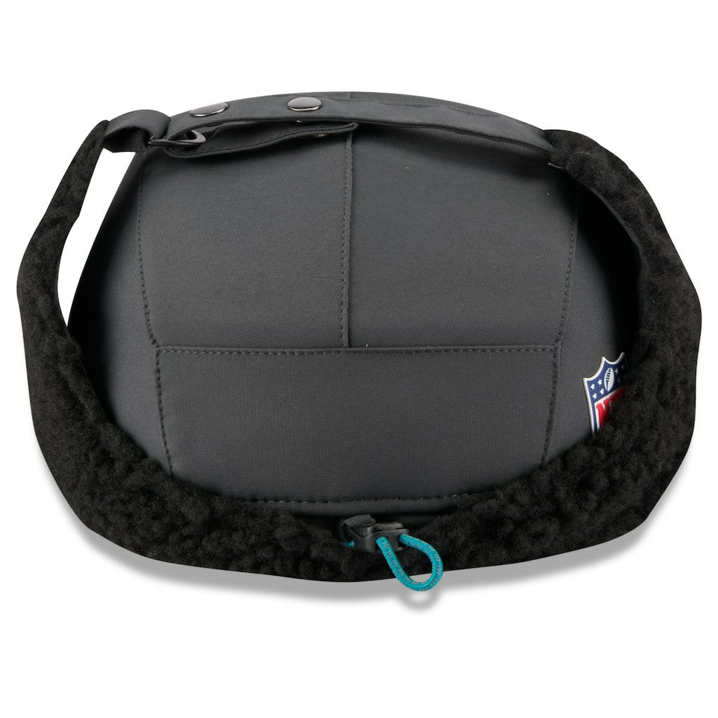 Jacksonville Jaguars New Era 2025 Sideline Cold Weather Runner Dog Ear Adjustable Hat - Charcoal - NFL