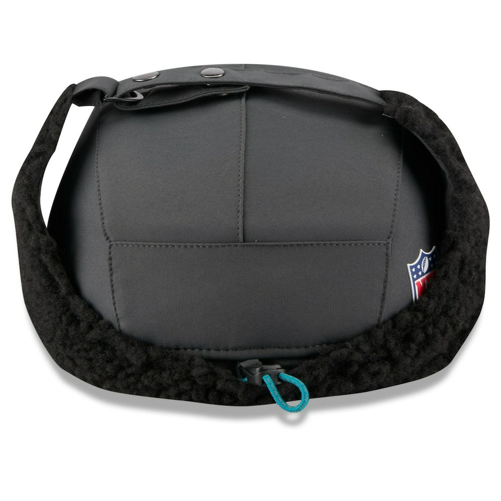 Jacksonville Jaguars New Era 2025 Sideline Cold Weather Runner Dog Ear Adjustable Hat - Charcoal - NFL