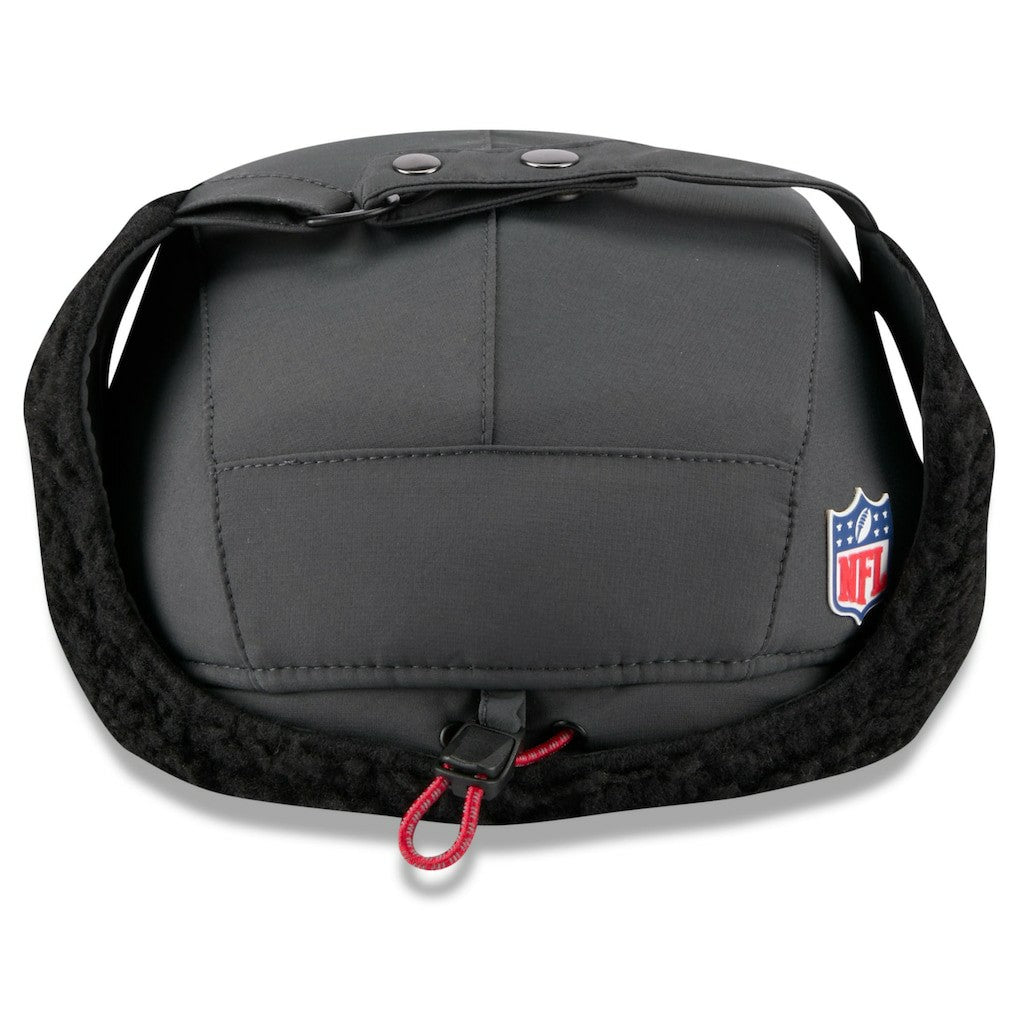 Kansas City Chiefs New Era 2025 Sideline Cold Weather Runner Dog Ear Adjustable Hat - Charcoal - NFL