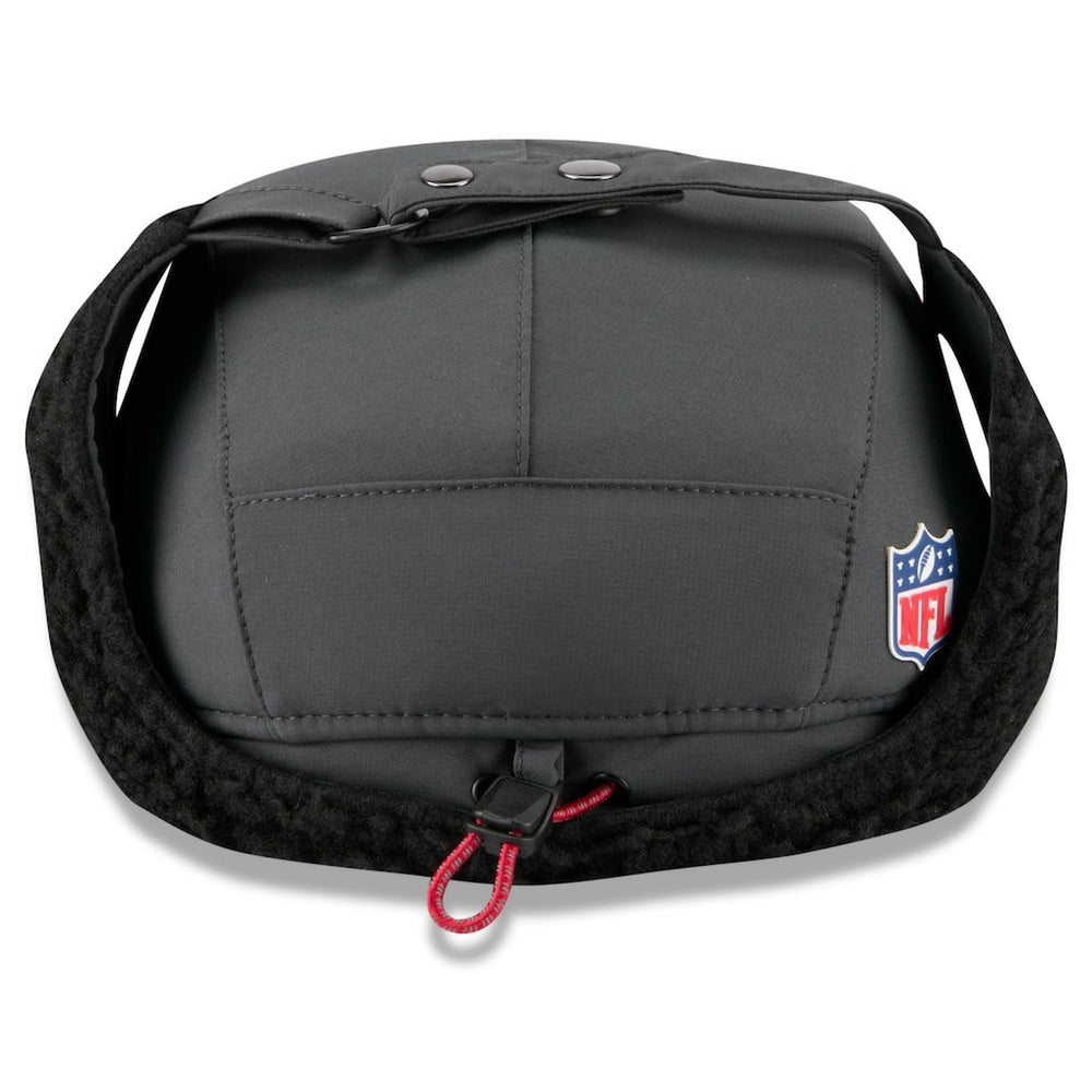 Kansas City Chiefs New Era 2025 Sideline Cold Weather Runner Dog Ear Adjustable Hat - Charcoal - NFL