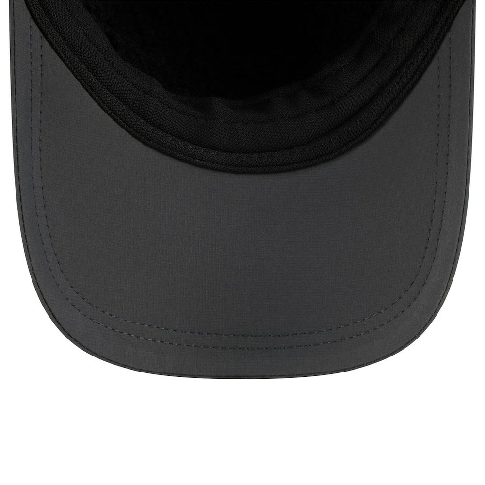 Las Vegas Raiders New Era 2025 Sideline Cold Weather Runner Dog Ear Adjustable Hat - Charcoal - NFL