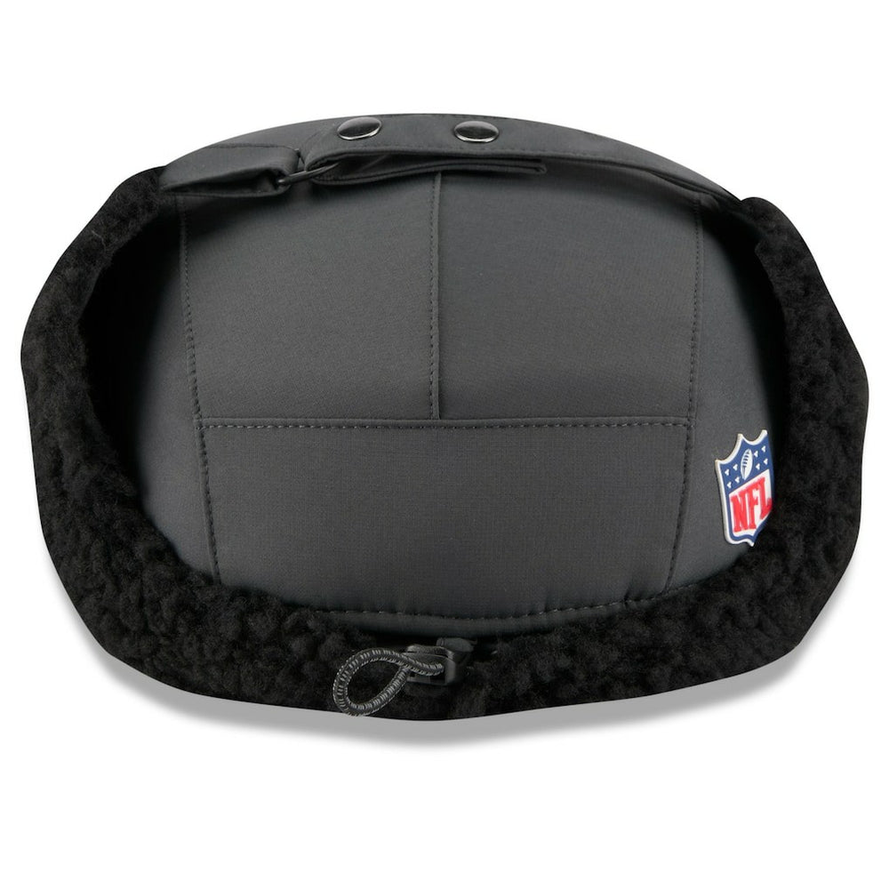 Pittsburgh Steelers New Era 2025 Sideline Cold Weather Runner Dog Ear Adjustable Hat - Charcoal - NFL