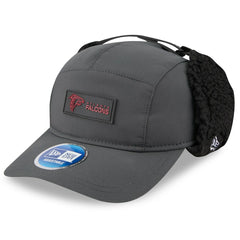 Atlanta Falcons New Era 2025 Sideline Cold Weather Runner Dog Ear Adjustable Hat - Charcoal - NFL