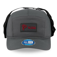 Atlanta Falcons New Era 2025 Sideline Cold Weather Runner Dog Ear Adjustable Hat - Charcoal - NFL