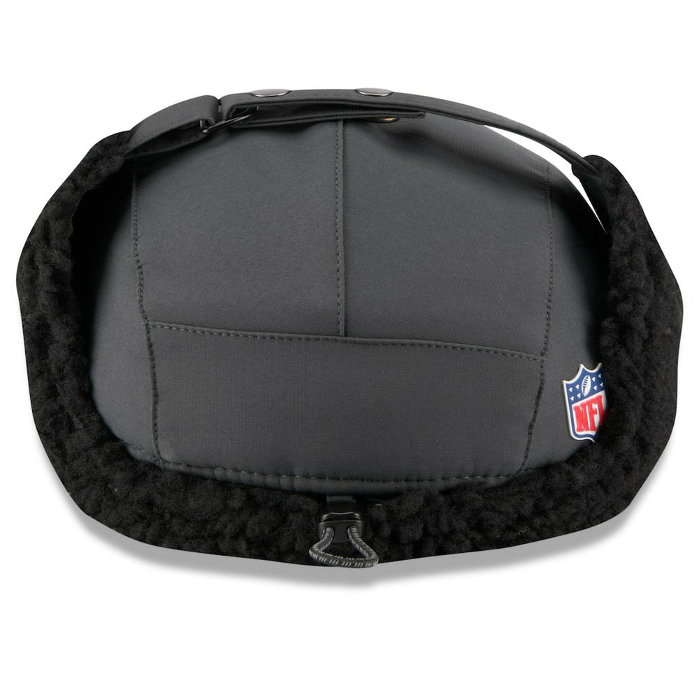Atlanta Falcons New Era 2025 Sideline Cold Weather Runner Dog Ear Adjustable Hat - Charcoal - NFL