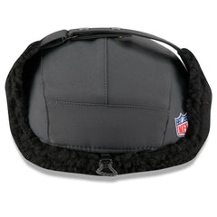 Atlanta Falcons New Era 2025 Sideline Cold Weather Runner Dog Ear Adjustable Hat - Charcoal - NFL