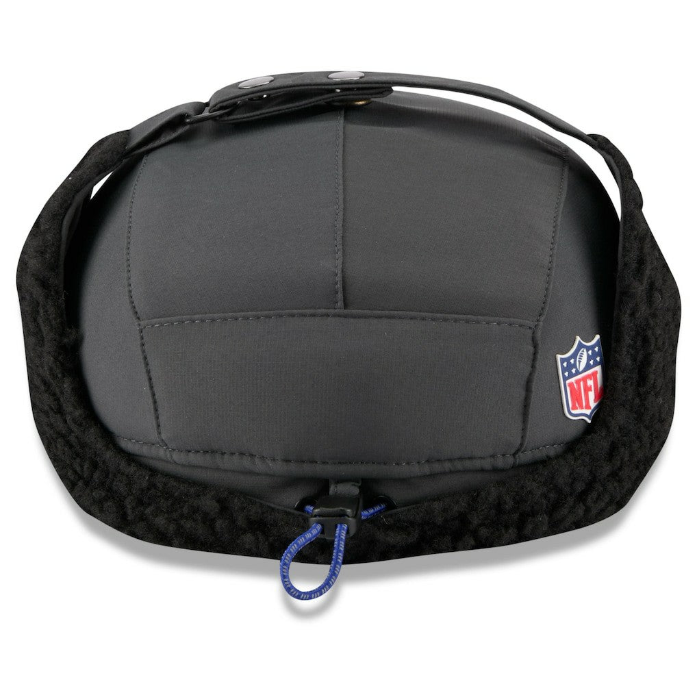 Buffalo Bills New Era 2025 Sideline Cold Weather Runner Dog Ear Adjustable Hat - Charcoal - NFL