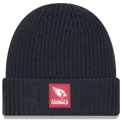 Arizona Cardinals New Era 2025 Sideline Cold Weather Cuffed Knit Hat - Charcoal - NFL
