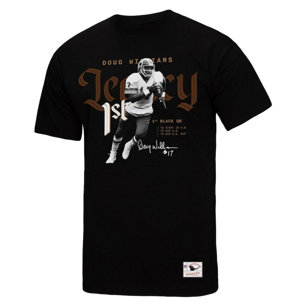 Doug Williams Washington Commanders Legacy Graphic T-Shirt - Black - Mitchell & Ness