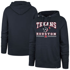 Houston Texans '47 Packed House Headline Pullover Hoodie - Navy - 47 brand