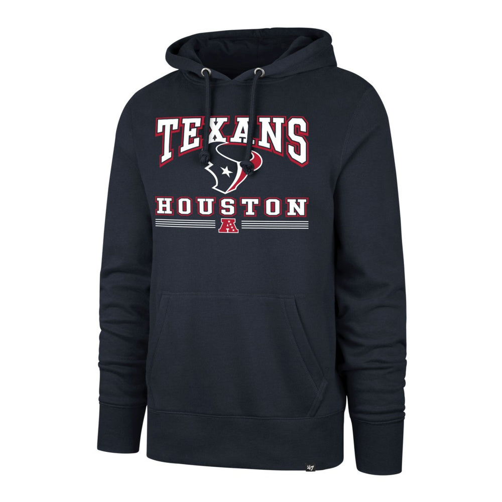Houston Texans '47 Packed House Headline Pullover Hoodie - Navy - 47 brand
