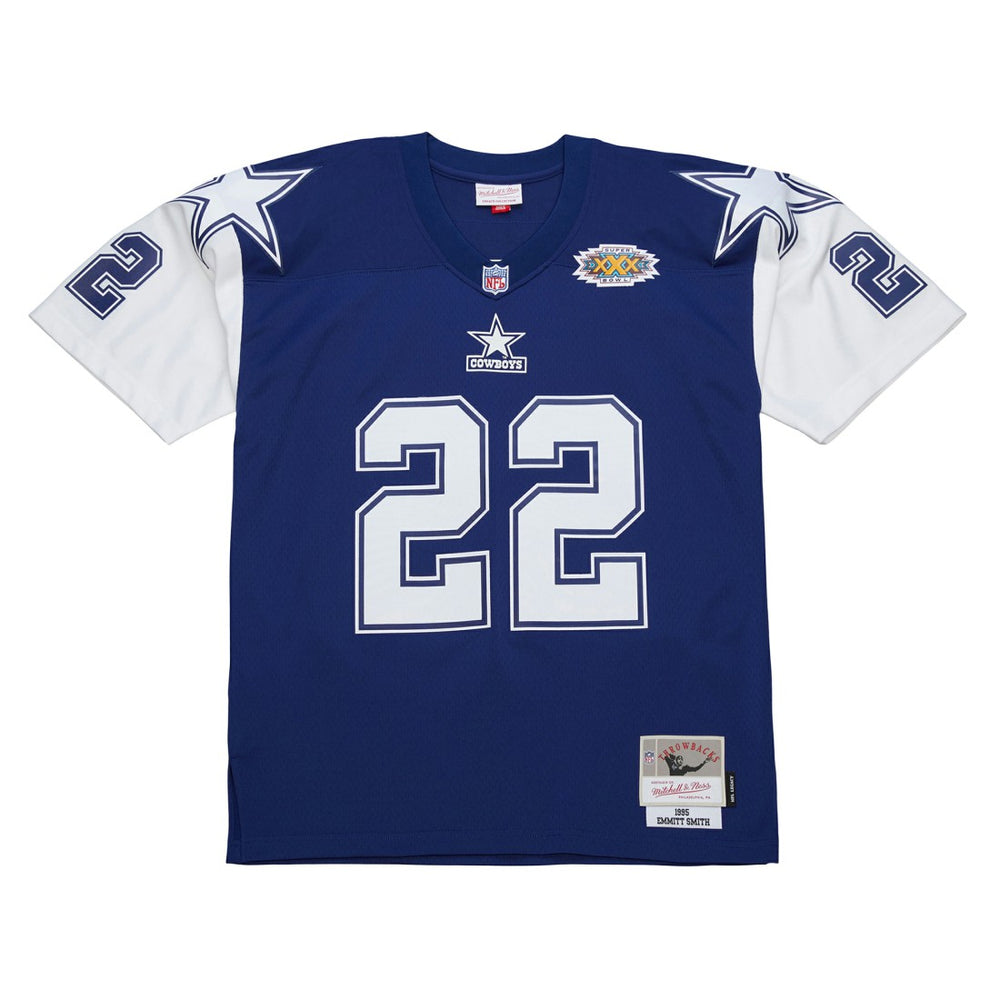 Emmitt Smith Dallas Cowboys 1995 Legacy Replica Jersey - Navy - Mitchell & Ness