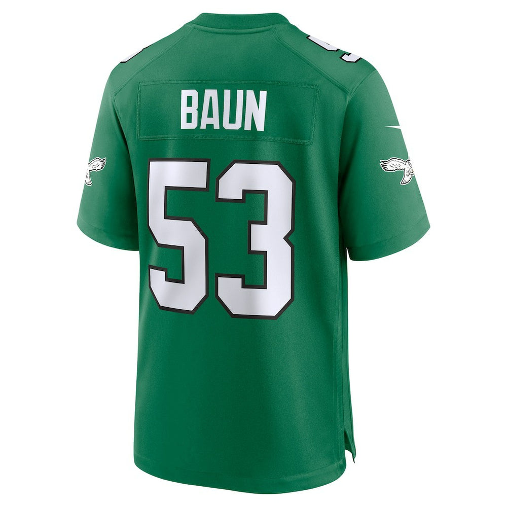 Zack Baun Philadelphia Eagles Alternate Game Jersey - Kelly Green - Nike