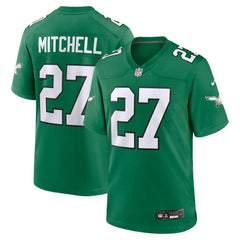 Quinyon Mitchell Philadelphia Eagles Alternate Game Jersey - Kelly Green - Nike