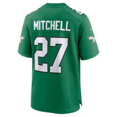 Quinyon Mitchell Philadelphia Eagles Alternate Game Jersey - Kelly Green - Nike