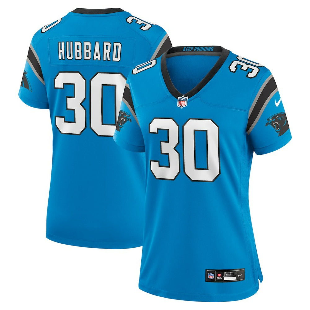 Chuba Hubbard Carolina Panthers Women's Alternate Game Jersey - Blue - Nike