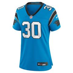 Chuba Hubbard Carolina Panthers Women's Alternate Game Jersey - Blue - Nike