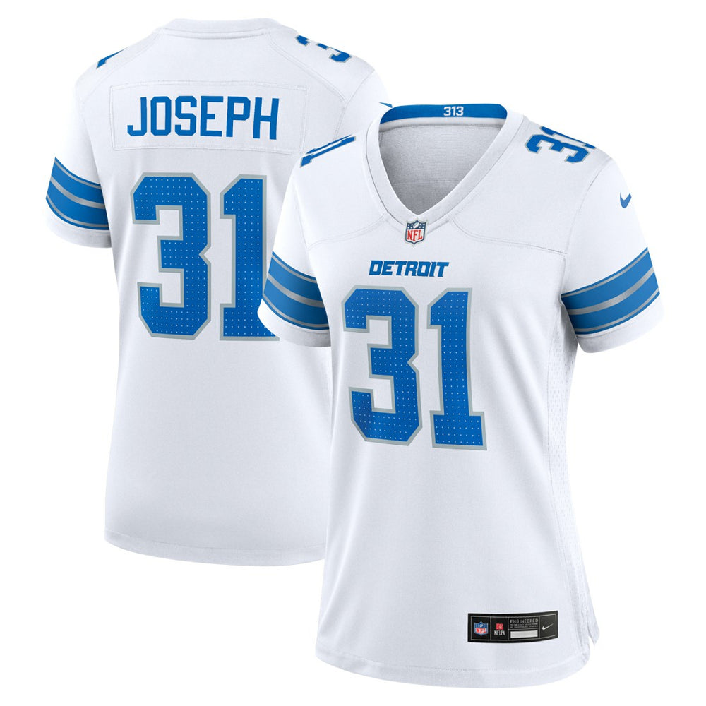 Kerby Joseph Detroit Lions Women's Game Jersey - White - Nike