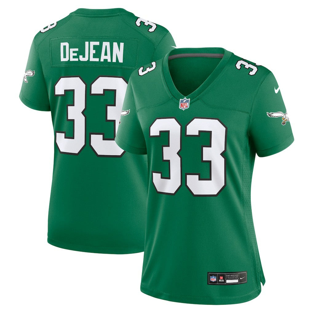 Cooper DeJean Philadelphia Eagles Women's Alternate Game Jersey - Kelly Green - Nike