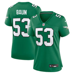 Zack Baun Philadelphia Eagles Women's Alternate Game Jersey - Kelly Green - Nike