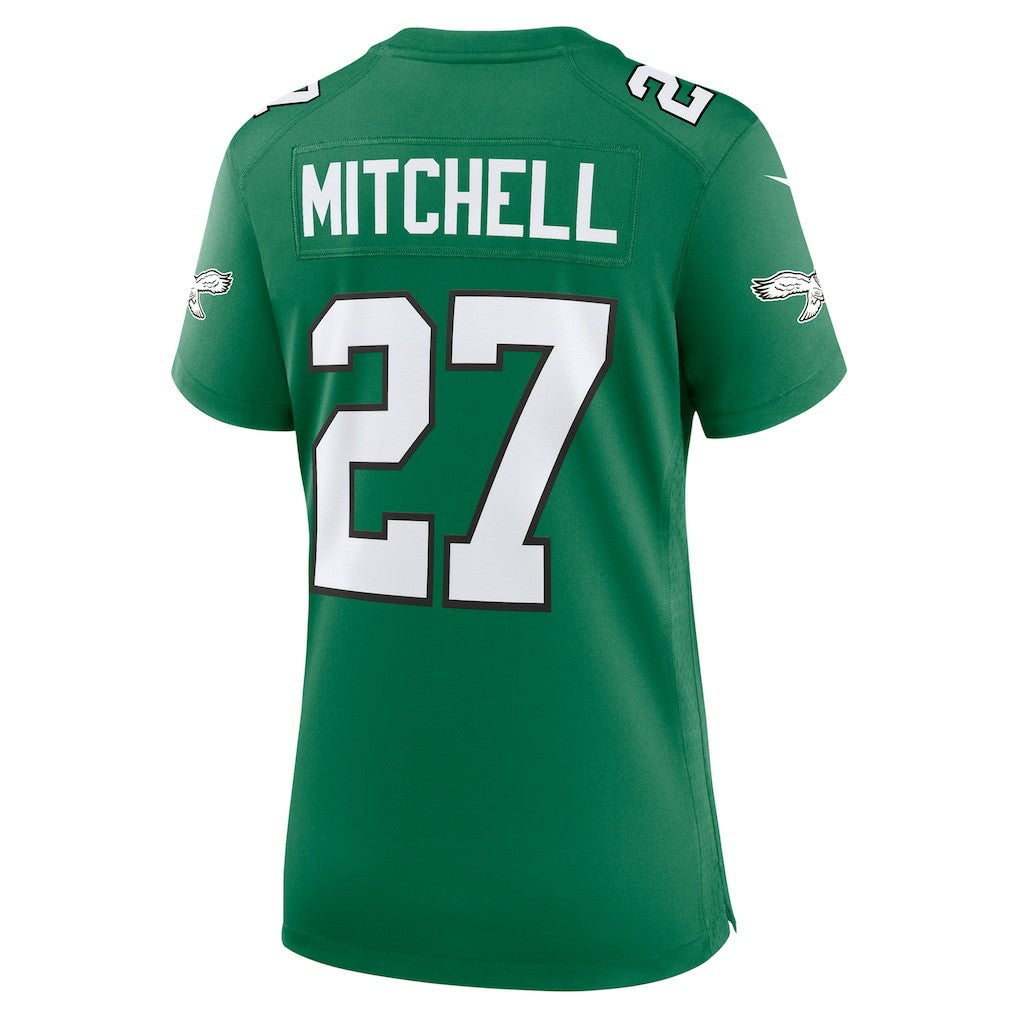 Quinyon Mitchell Philadelphia Eagles Women's Alternate Game Jersey - Kelly Green - Nike