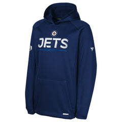 Winnipeg Jets Fanatics Youth Authentic Pro Rink Raglan Hoodie - Navy | Fanatics Clearance