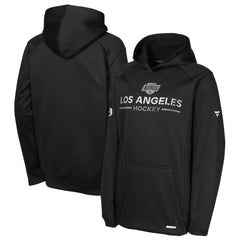 Los Angeles Kings Fanatics Youth Authentic Pro Rink Raglan Hoodie - Black | Fanatics Lifestyle