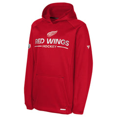 Detroit Red Wings Fanatics Youth Authentic Pro Rink Raglan Hoodie - Red | Fanatics online