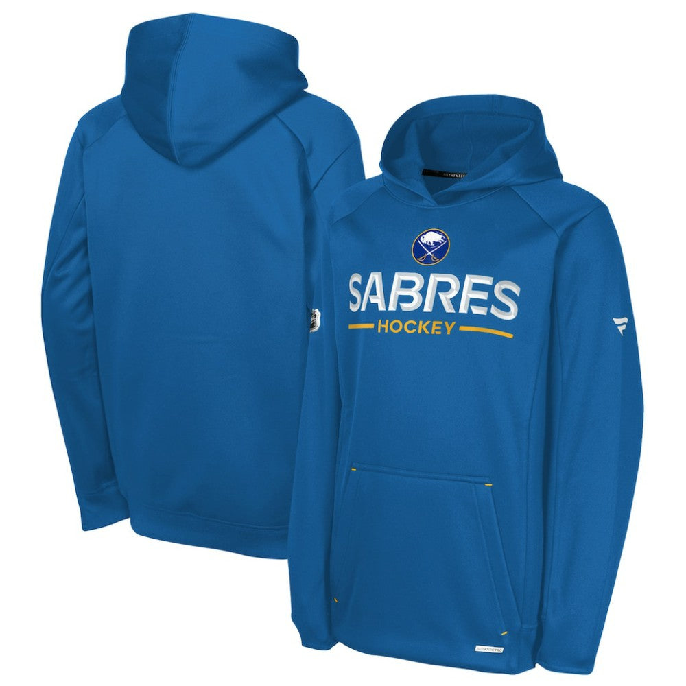 Buffalo Sabres Fanatics Youth Authentic Pro Rink Raglan Hoodie - Royal | Fanatics online