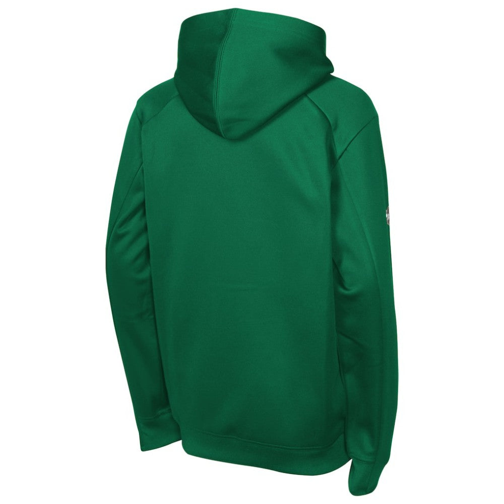 Dallas Stars Fanatics Youth Authentic Pro Rink Raglan Hoodie - Kelly Green | Fanatics sale