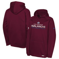 Colorado Avalanche Fanatics Youth Authentic Pro Rink Raglan Hoodie - Burgundy | Fanatics near me