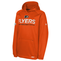 Philadelphia Flyers Fanatics Youth Authentic Pro Rink Raglan Hoodie - Orange | Fanatics online